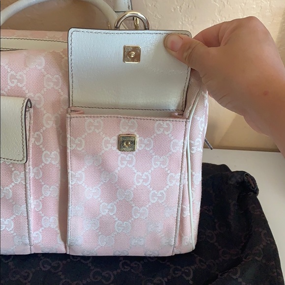 Used authentic Gucci hobo top handle bowling bag - Picture 5 of 16